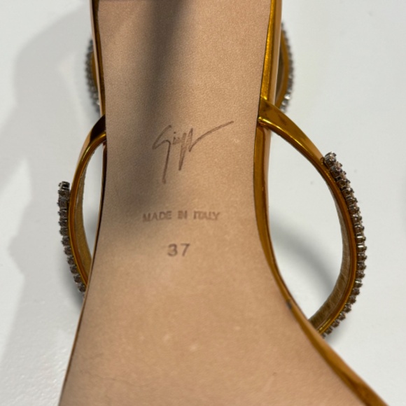 Giuseppe Zanotti Harmony Crystal Saffron Orange 37 - Picture 6 of 7